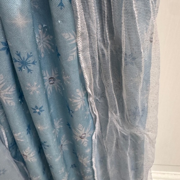 Disney 3T Girls Frozen Elsa Ice Queen Costume Dress Pajama Dress - Picture 5 of 11